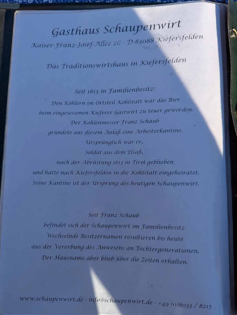 Speisekarte photo 2