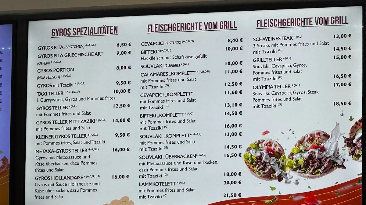 Speisekarte photo 2