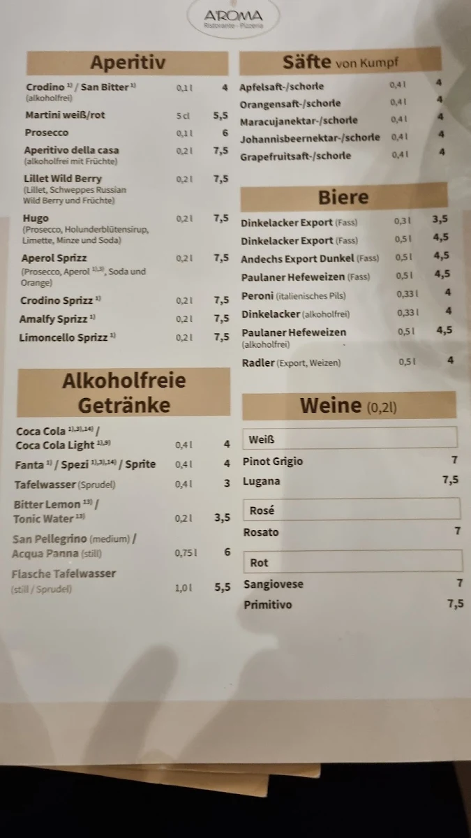 Speisekarte photo 1