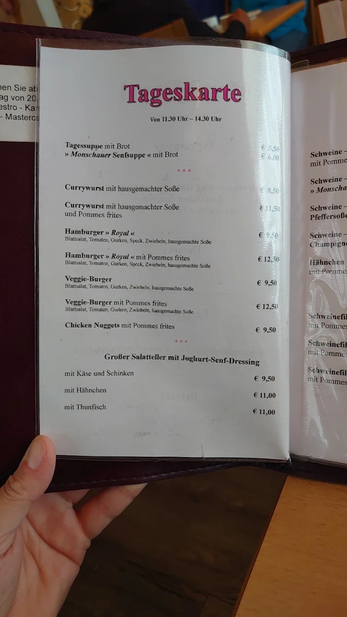 Speisekarte photo 2