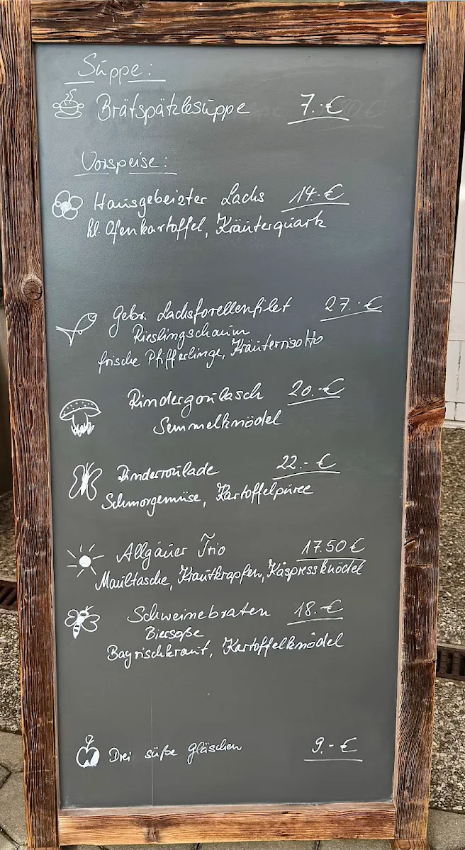 Speisekarte, Restaurant Maucher's