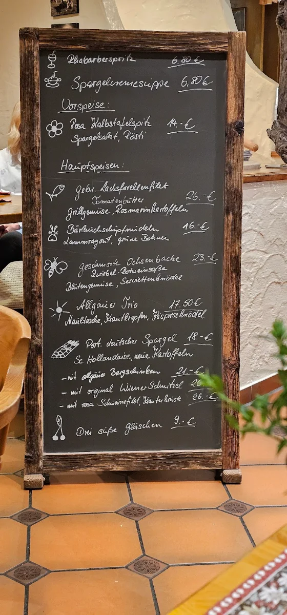 Speisekarte, Restaurant Maucher's