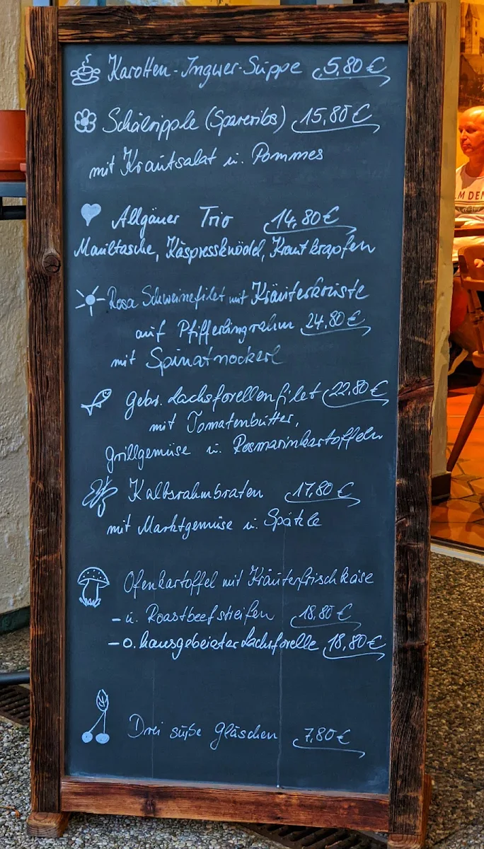 Speisekarte, Restaurant Maucher's
