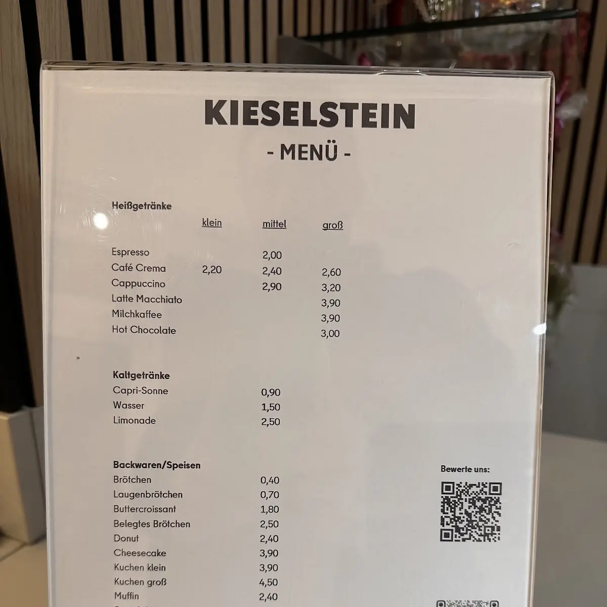 Speisekarte photo 1