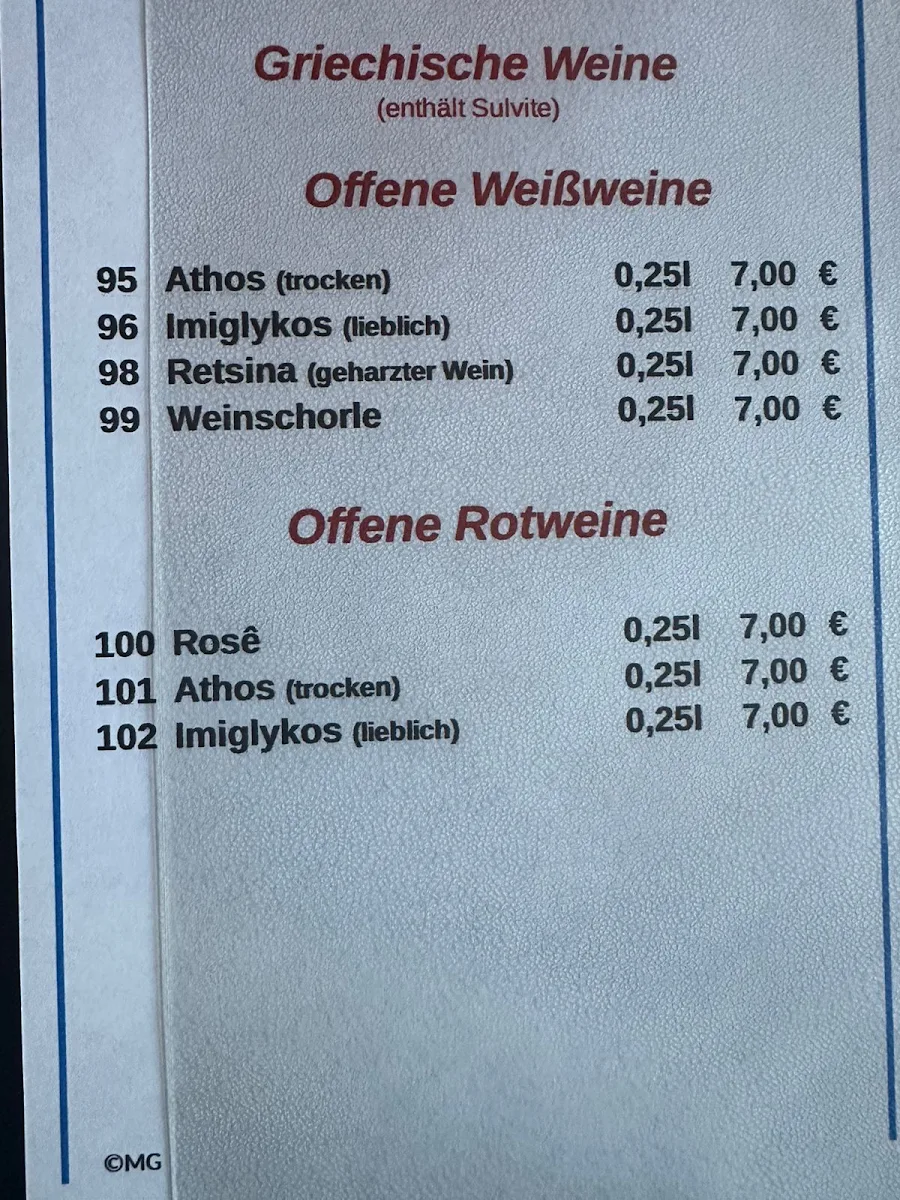 Speisekarte photo 2