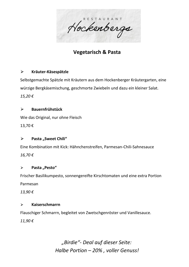 Speisekarte photo 4