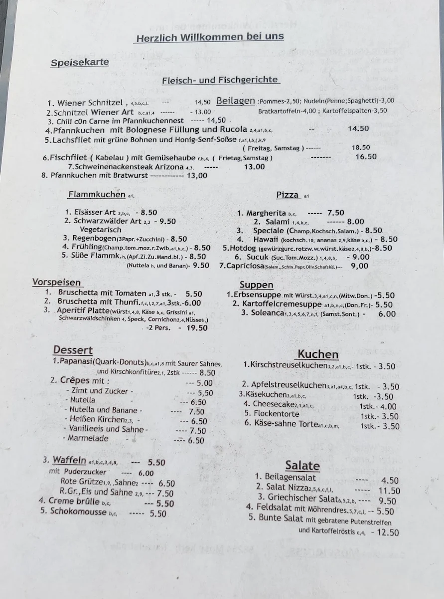 Speisekarte photo 1