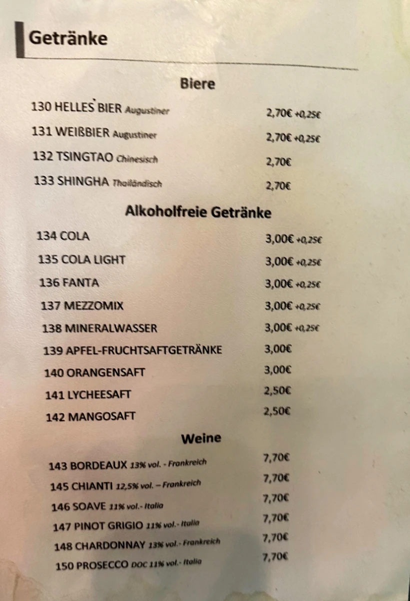 Speisekarte photo 3