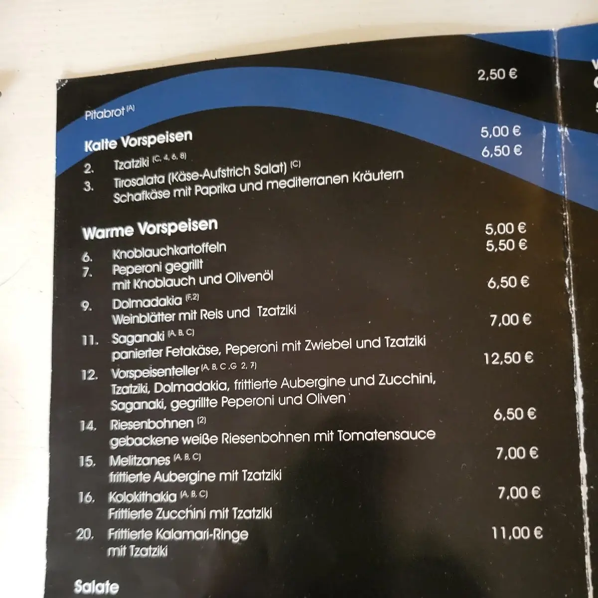 Speisekarte photo 3