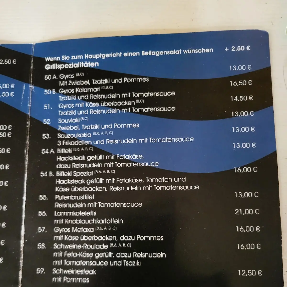 Speisekarte photo 5