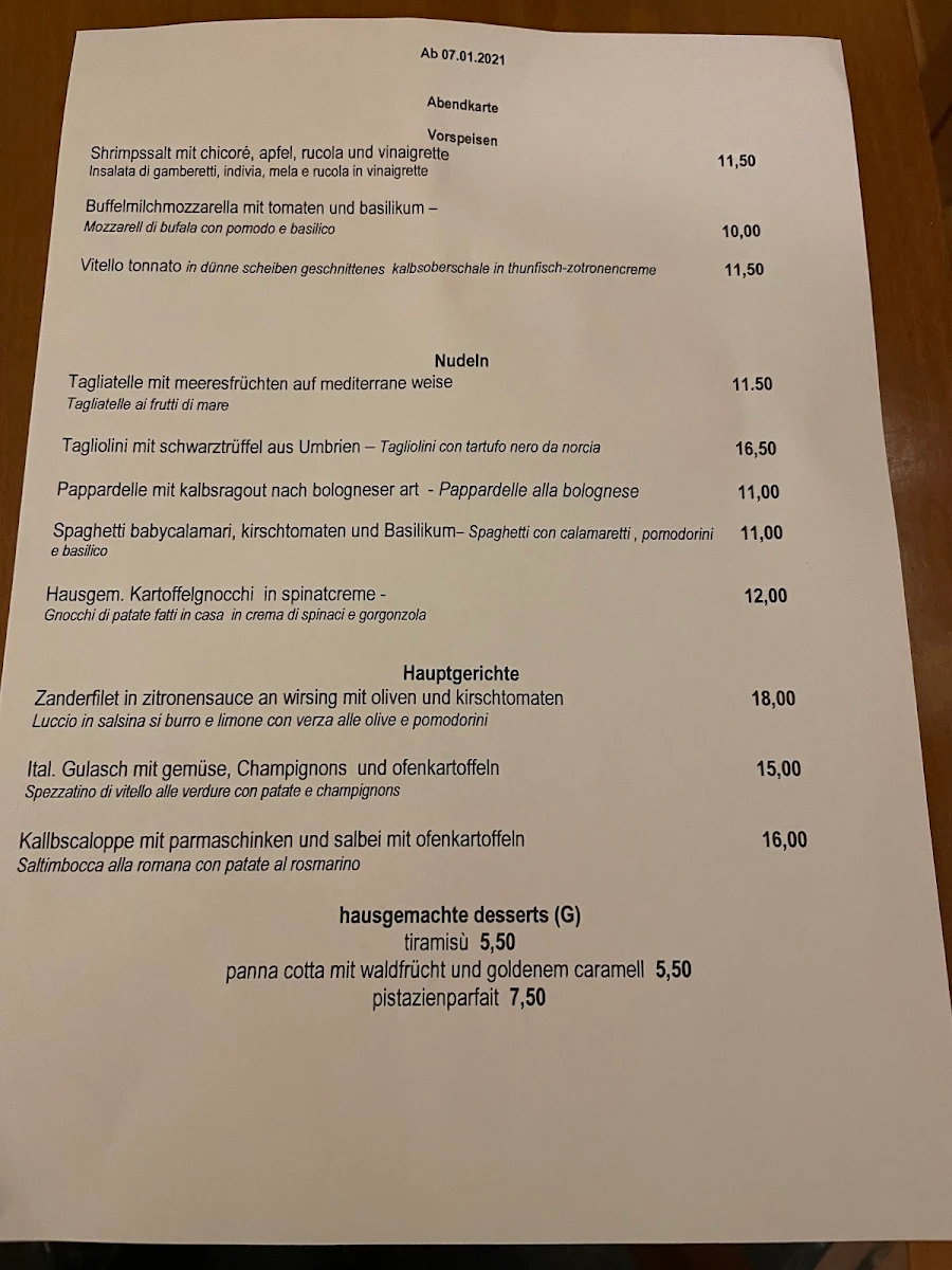 Speisekarte photo 3