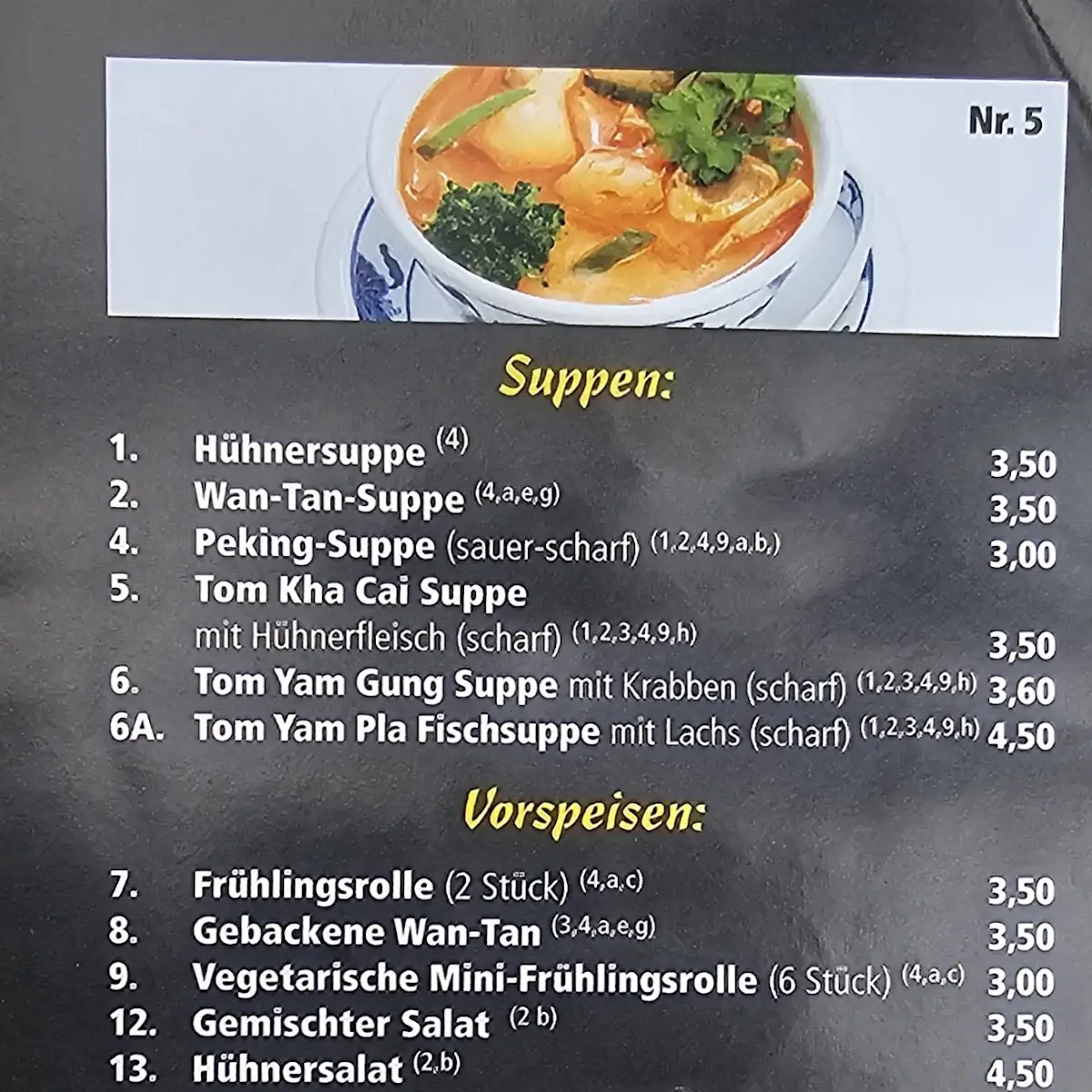 Speisekarte photo 4