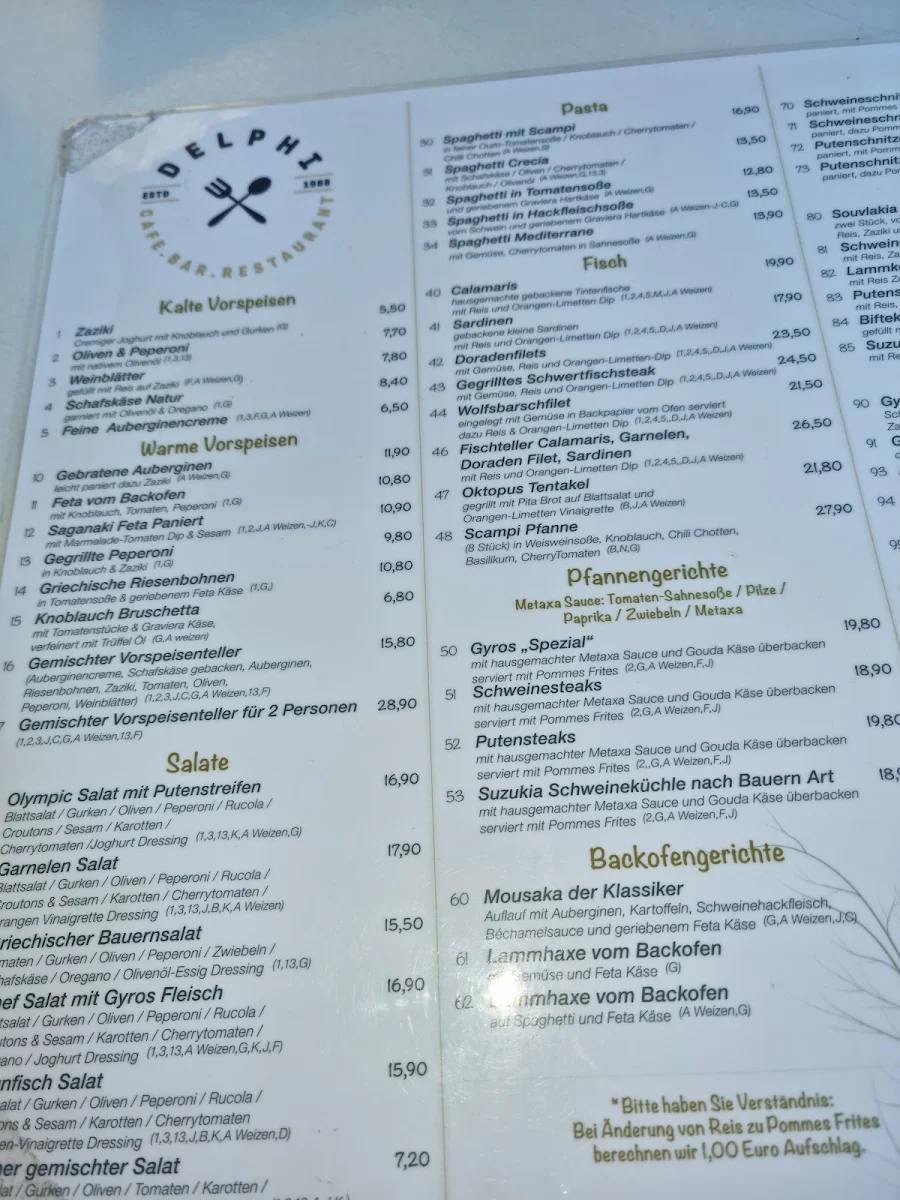 Speisekarte photo 6