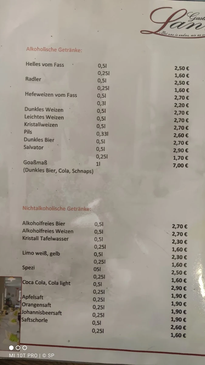 Speisekarte photo 1