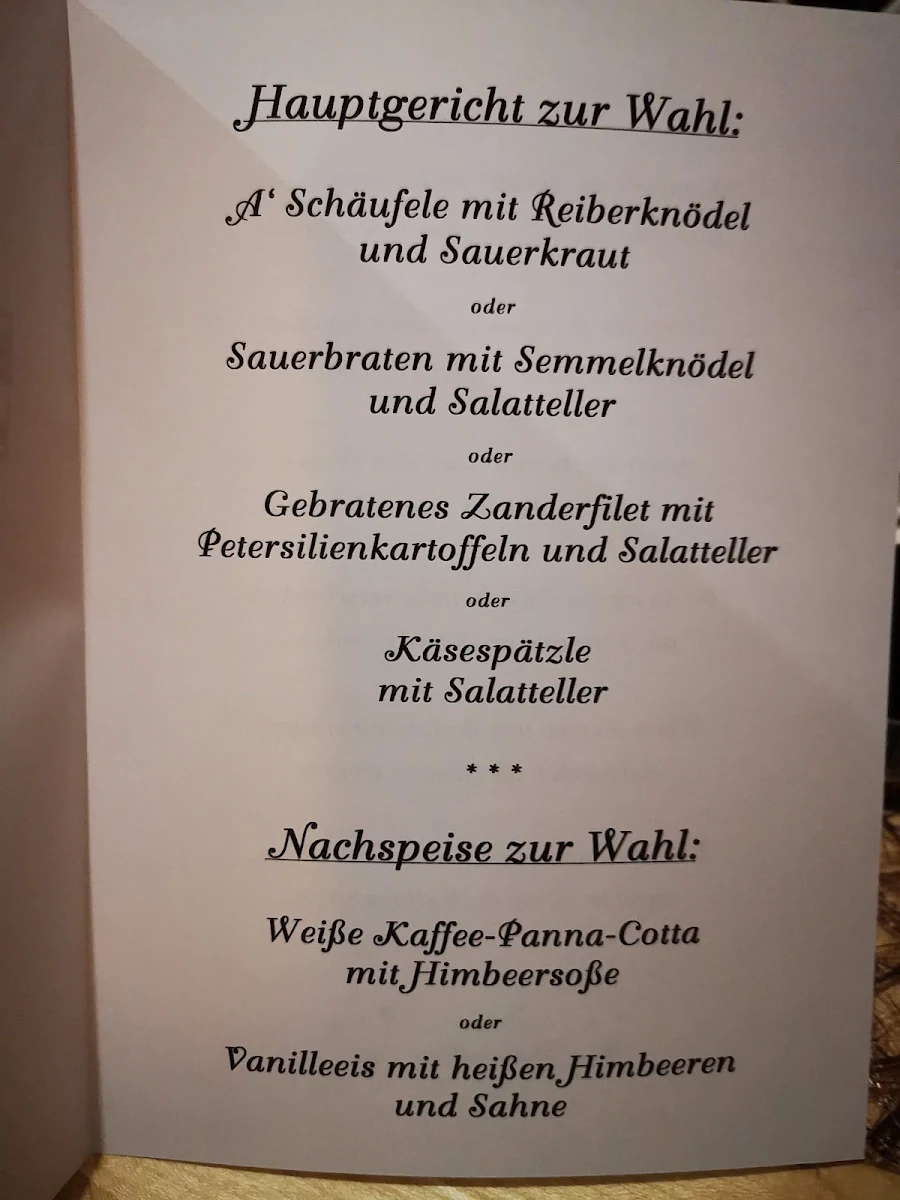 Speisekarte photo 1