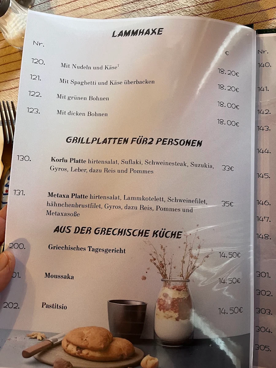 Speisekarte photo 2