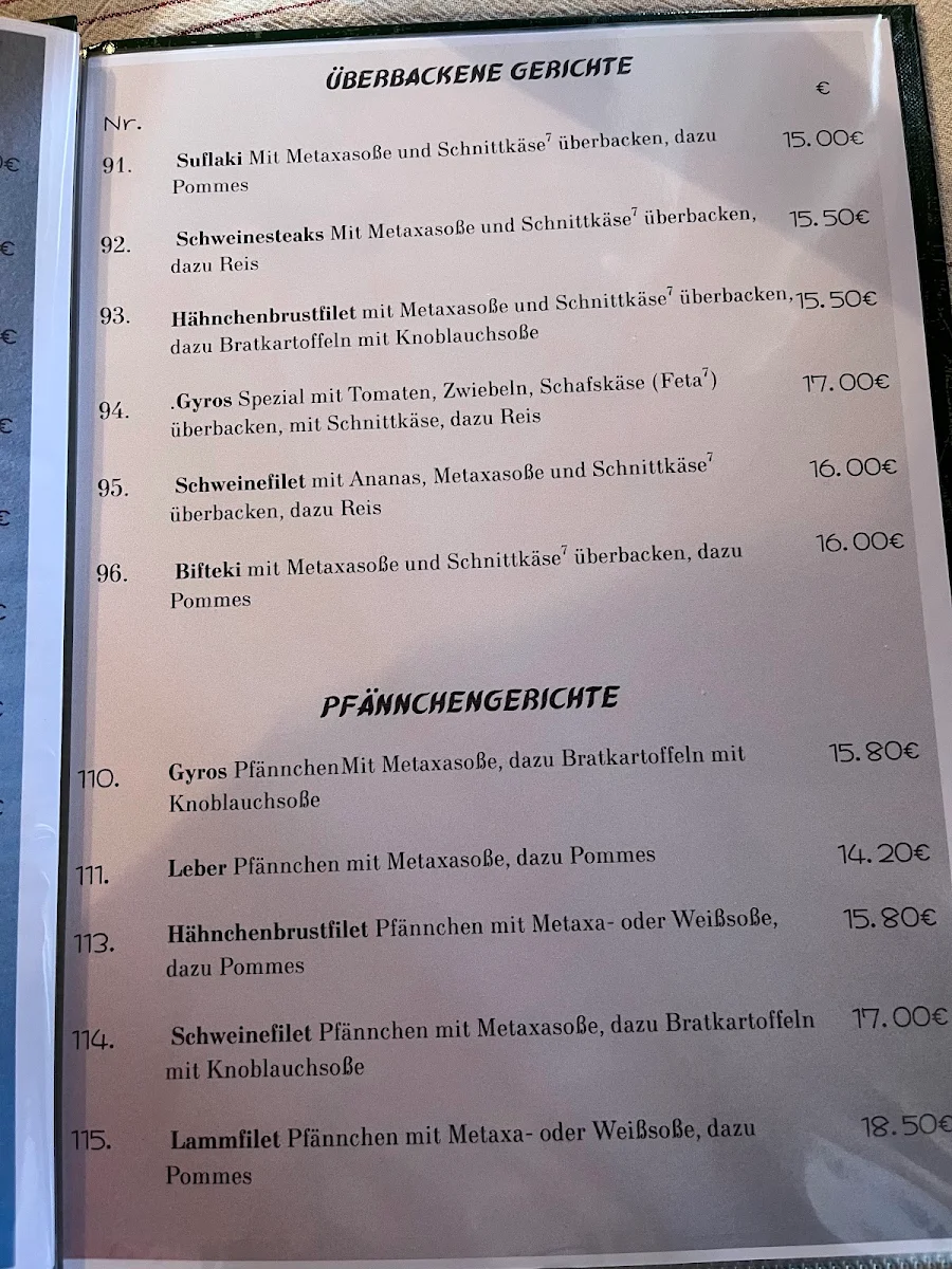 Speisekarte photo 8