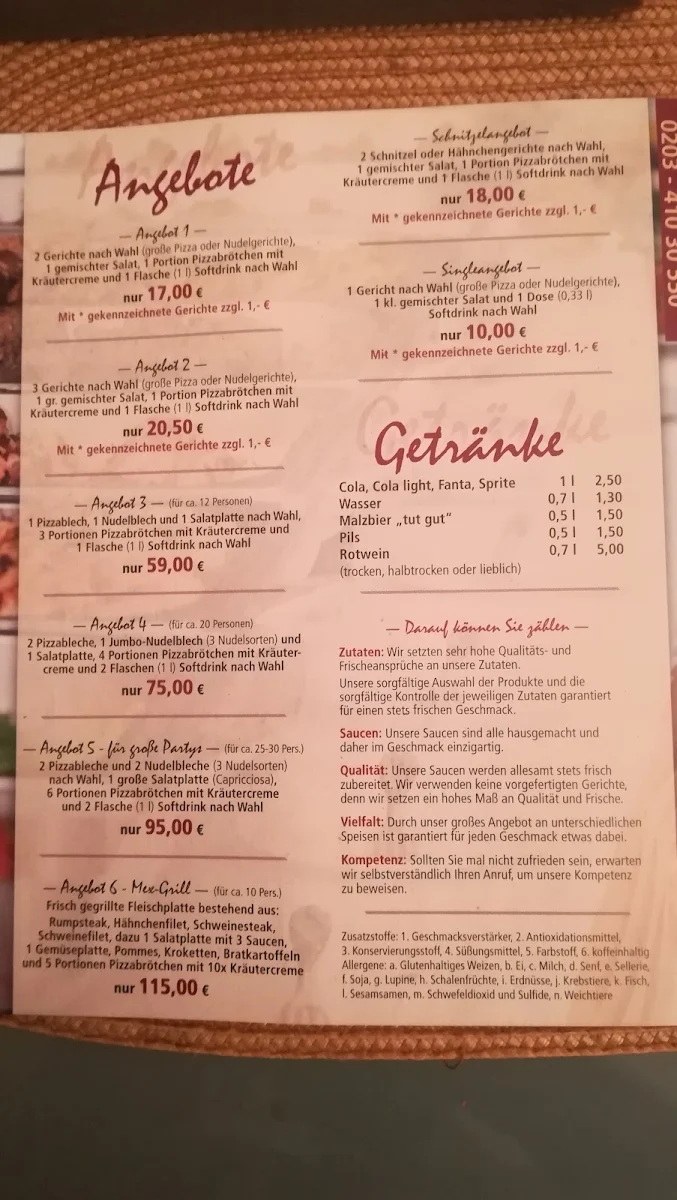 Speisekarte photo 1