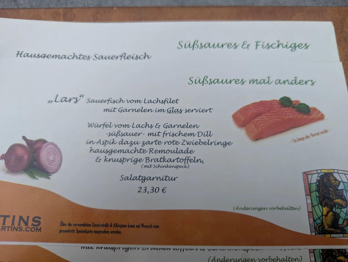 Speisekarte photo 5