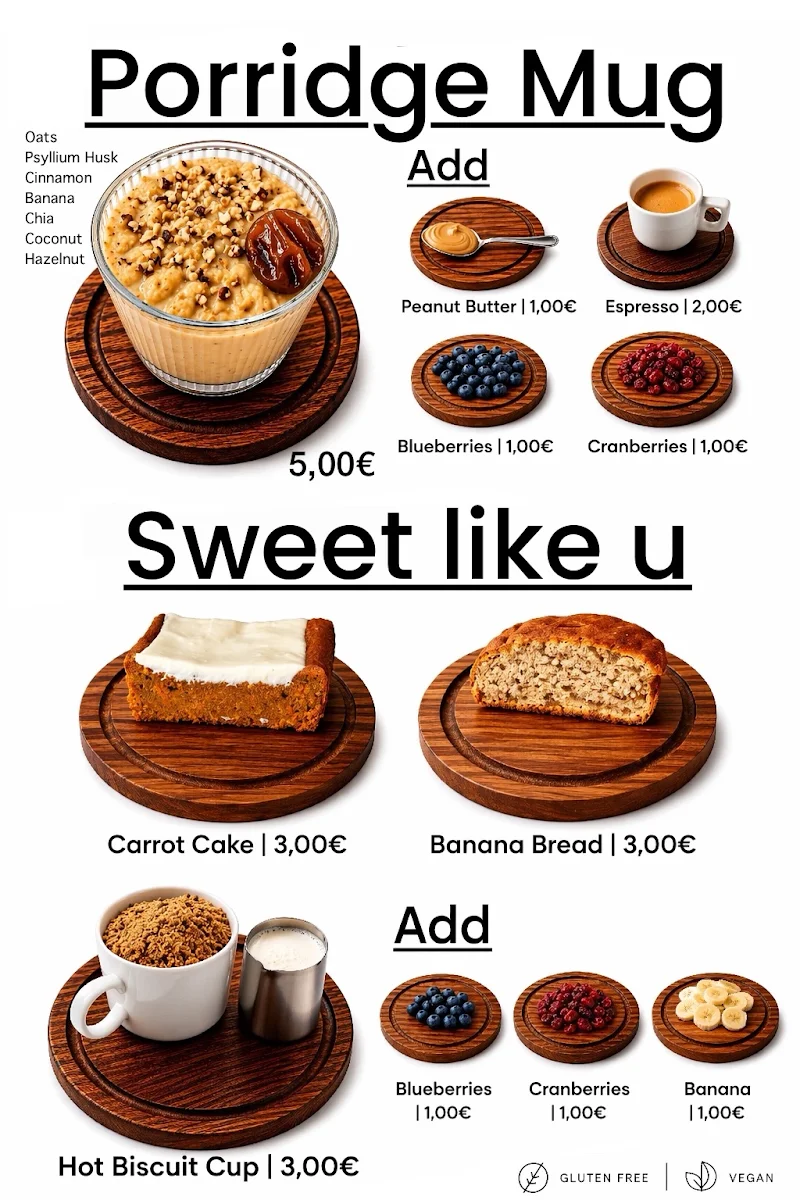 Speisekarte, Coffee by Shrt