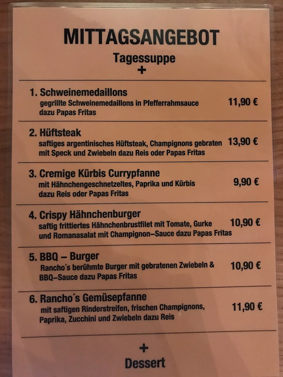 Speisekarte photo 2