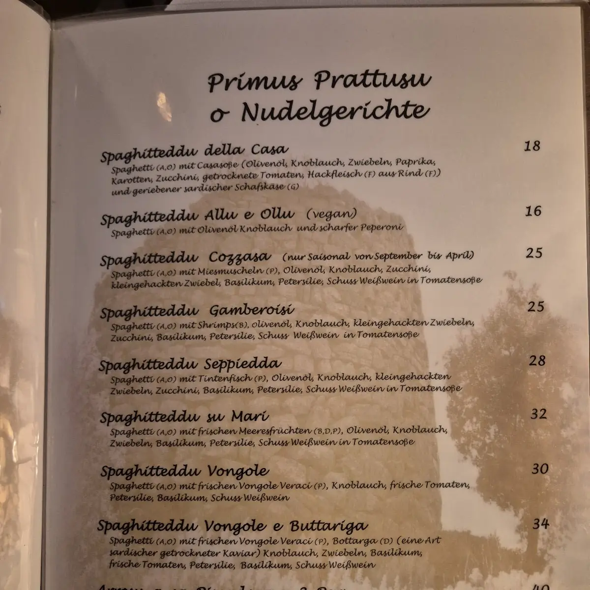 Speisekarte photo 1