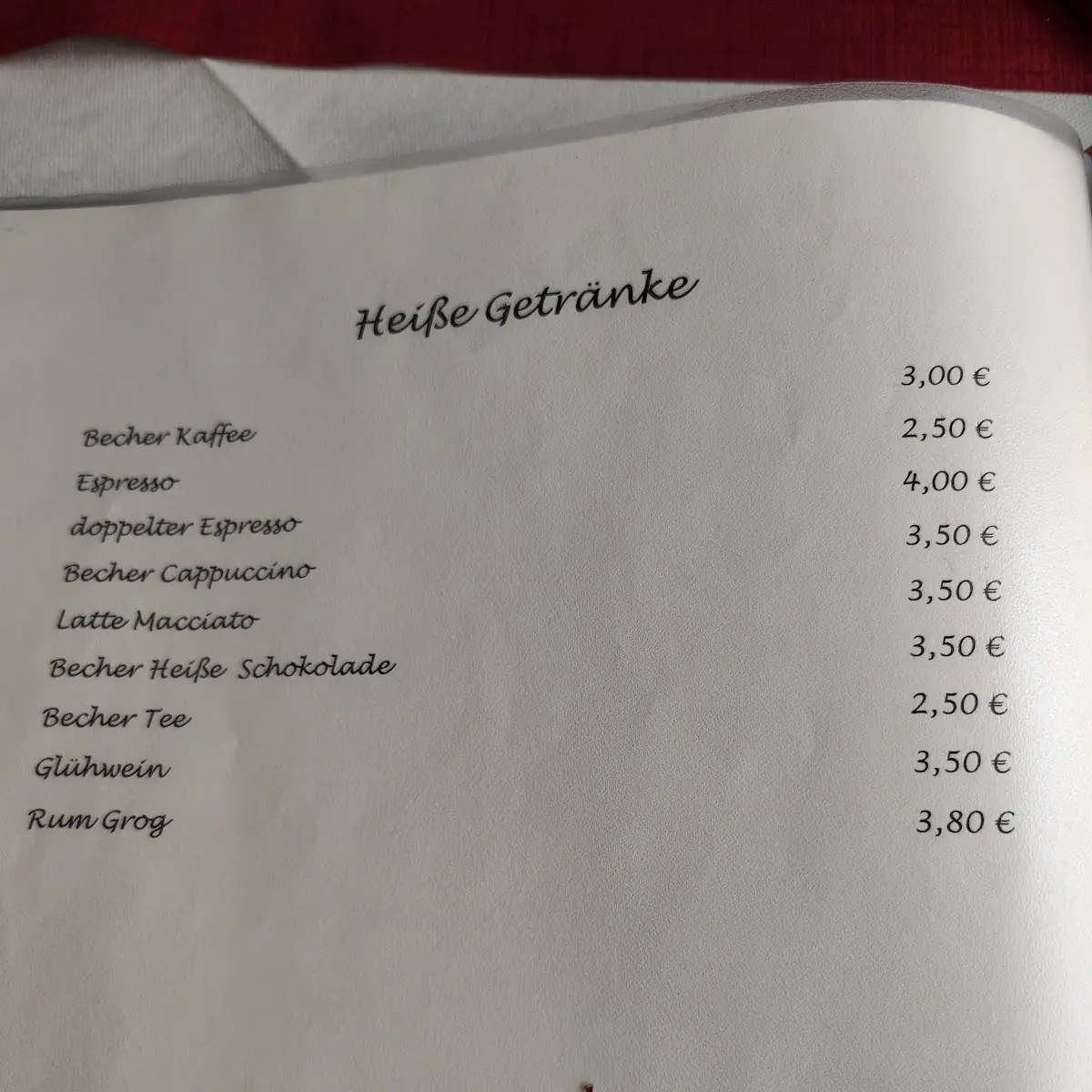Speisekarte photo 6