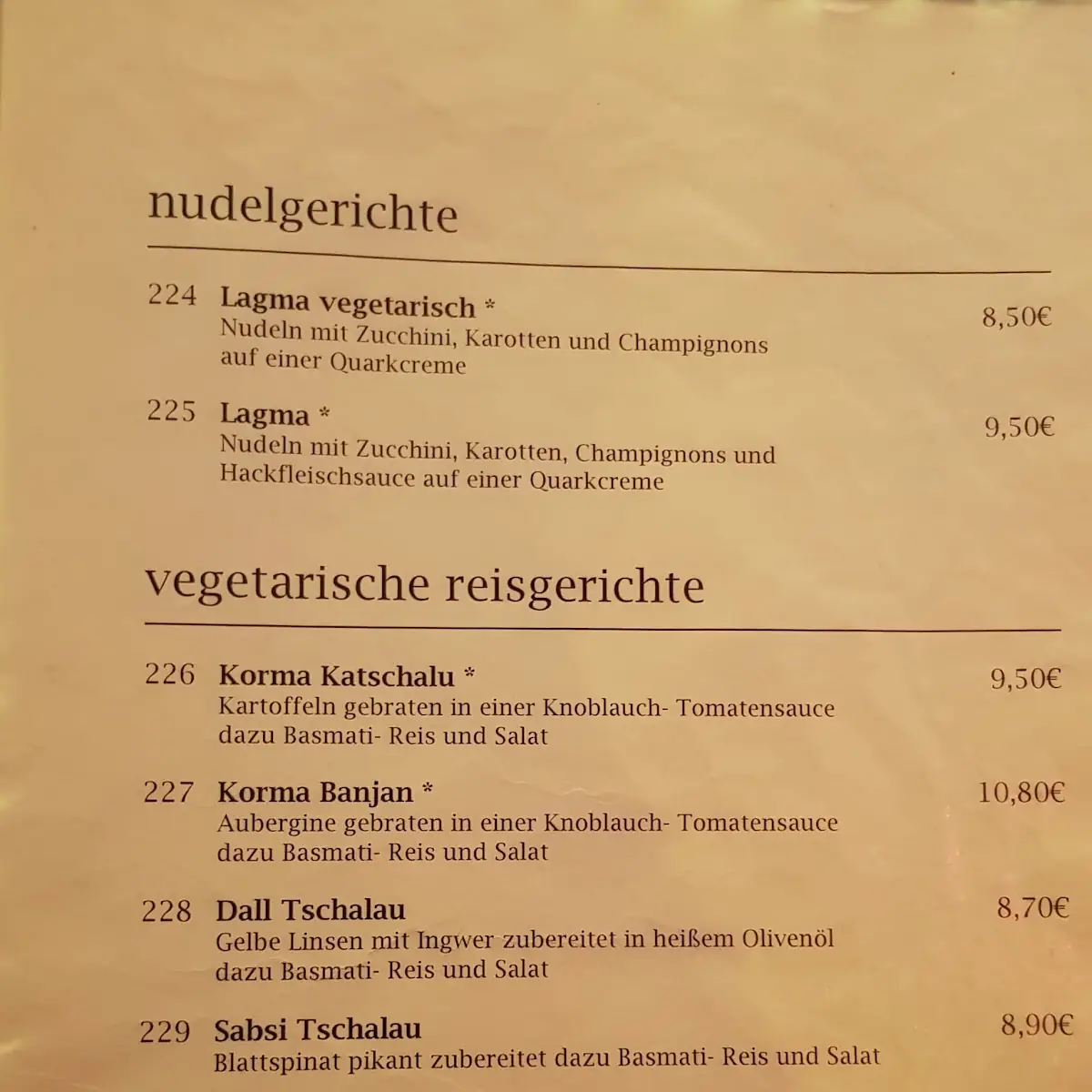 Speisekarte photo 7