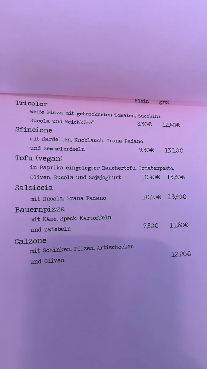 Speisekarte photo 2