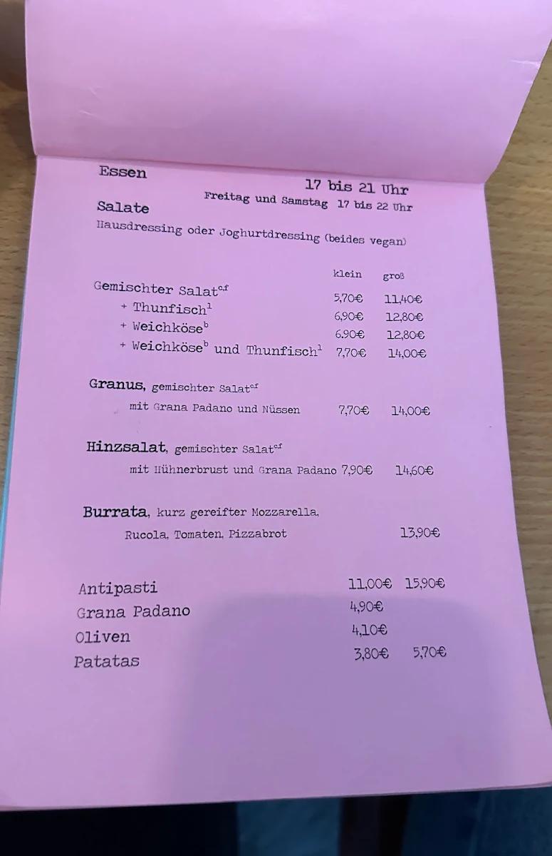 Speisekarte photo 4