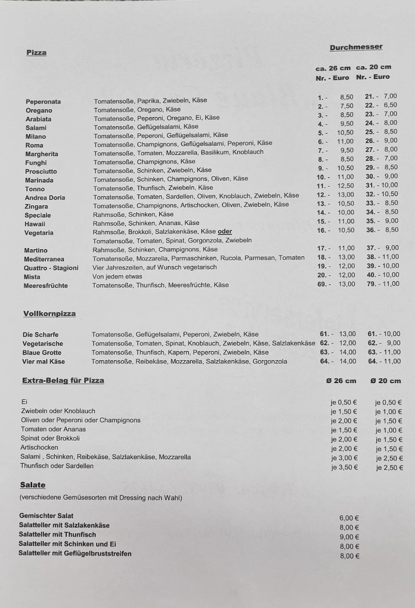 Speisekarte photo 2