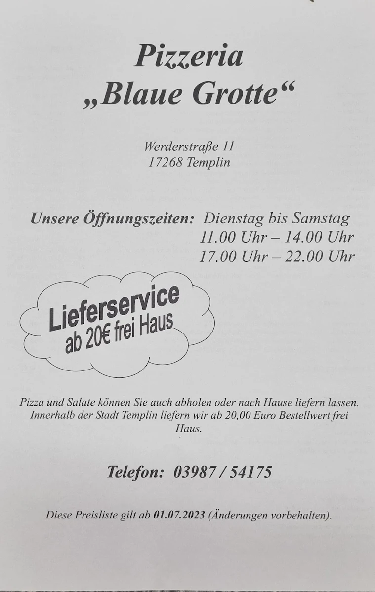 Speisekarte photo 5