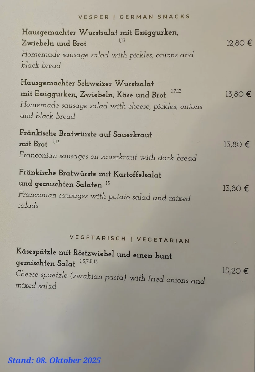 Speisekarte photo 2