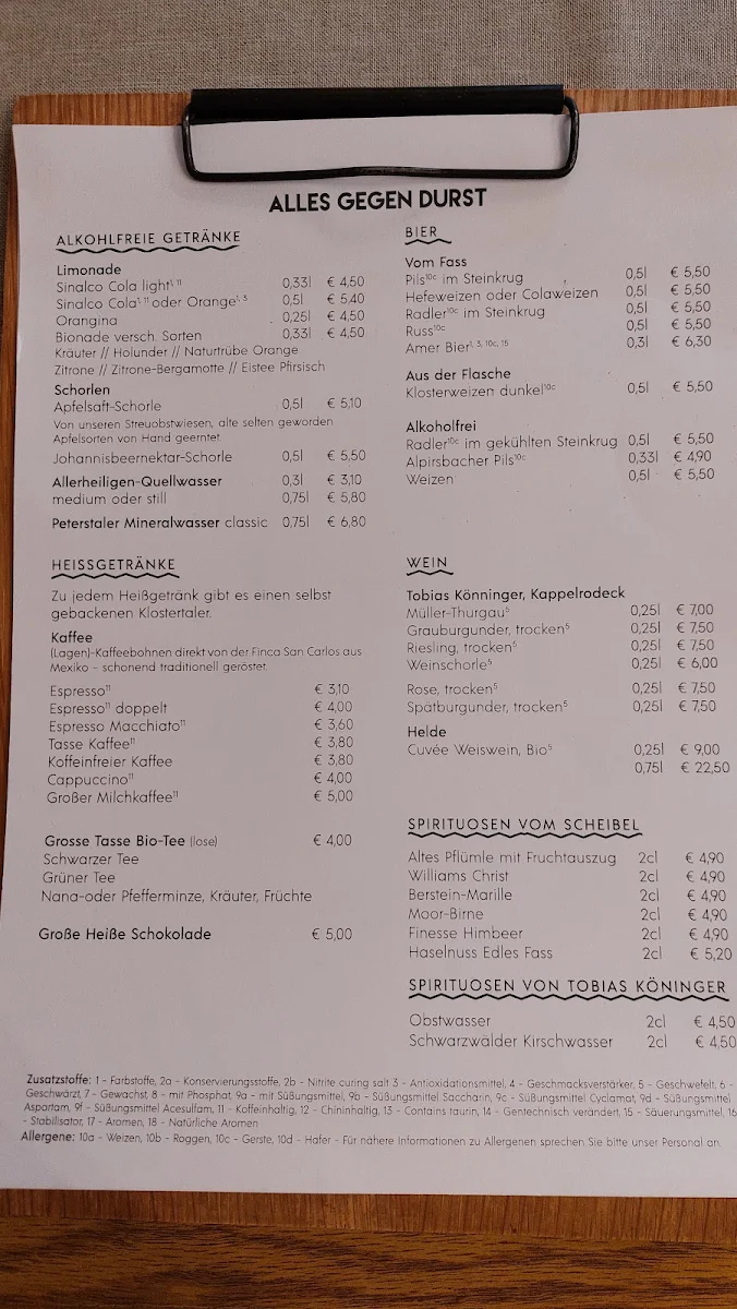 Speisekarte photo 2
