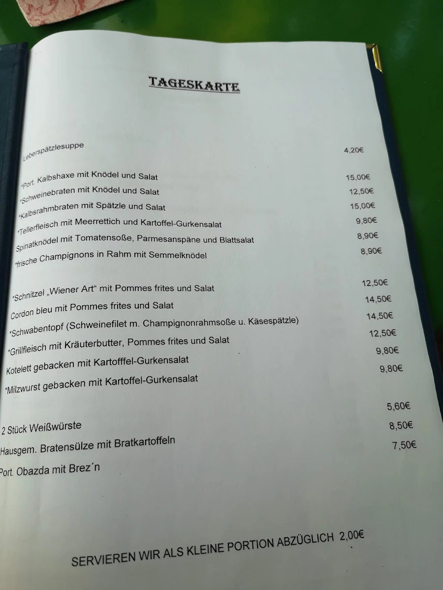 Speisekarte photo 6