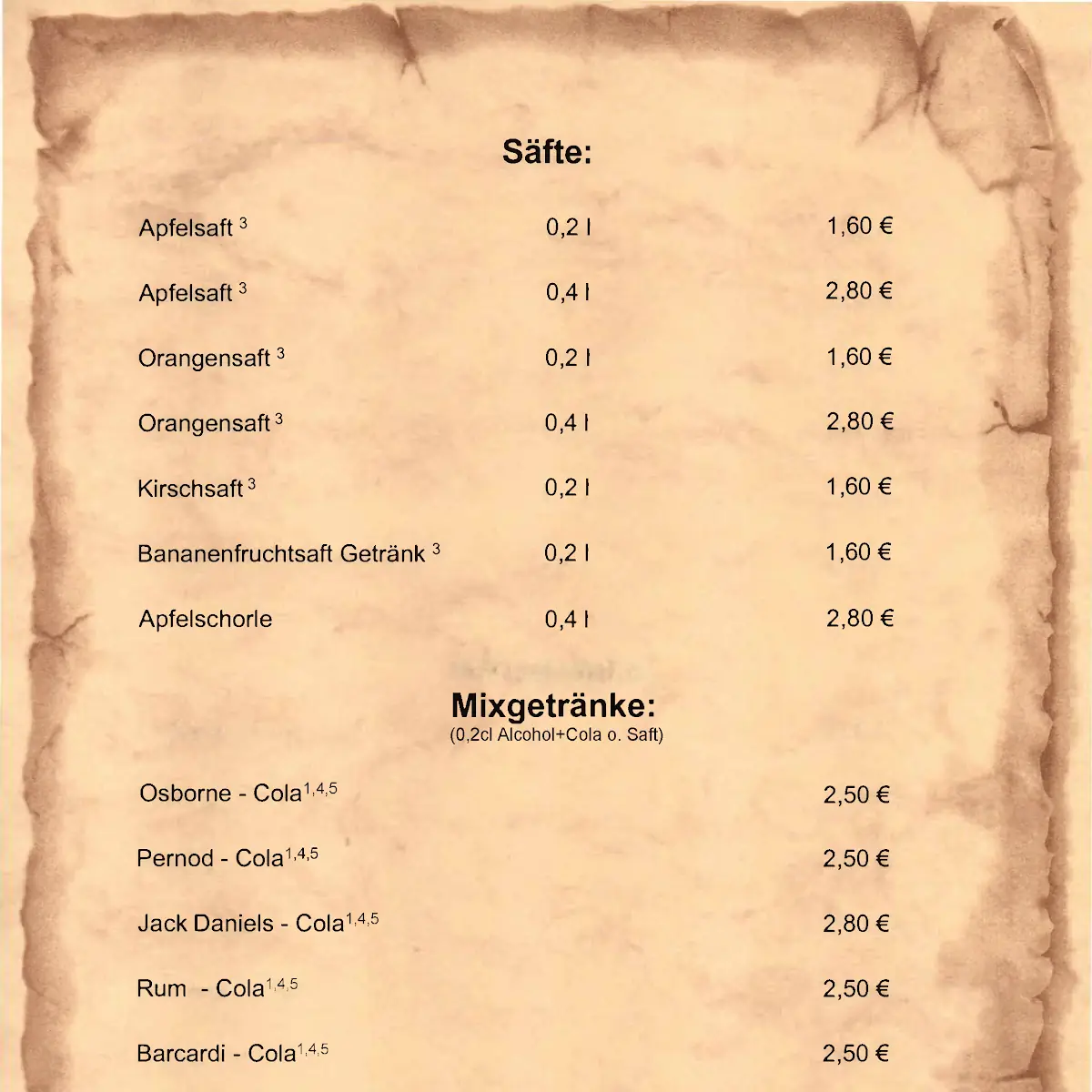 Speisekarte photo 10