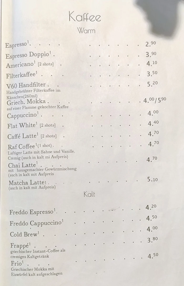 Speisekarte photo 1