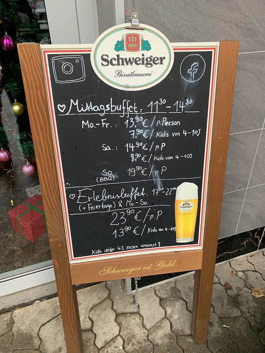 Speisekarte, Asia City Unterhaching