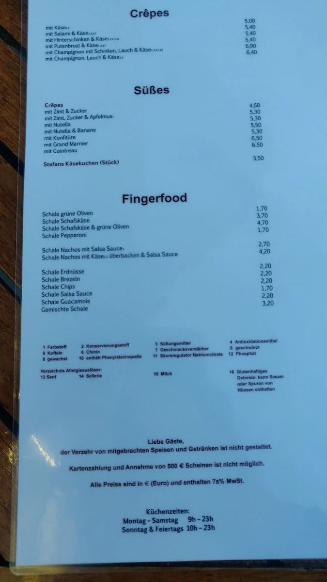 Speisekarte photo 4