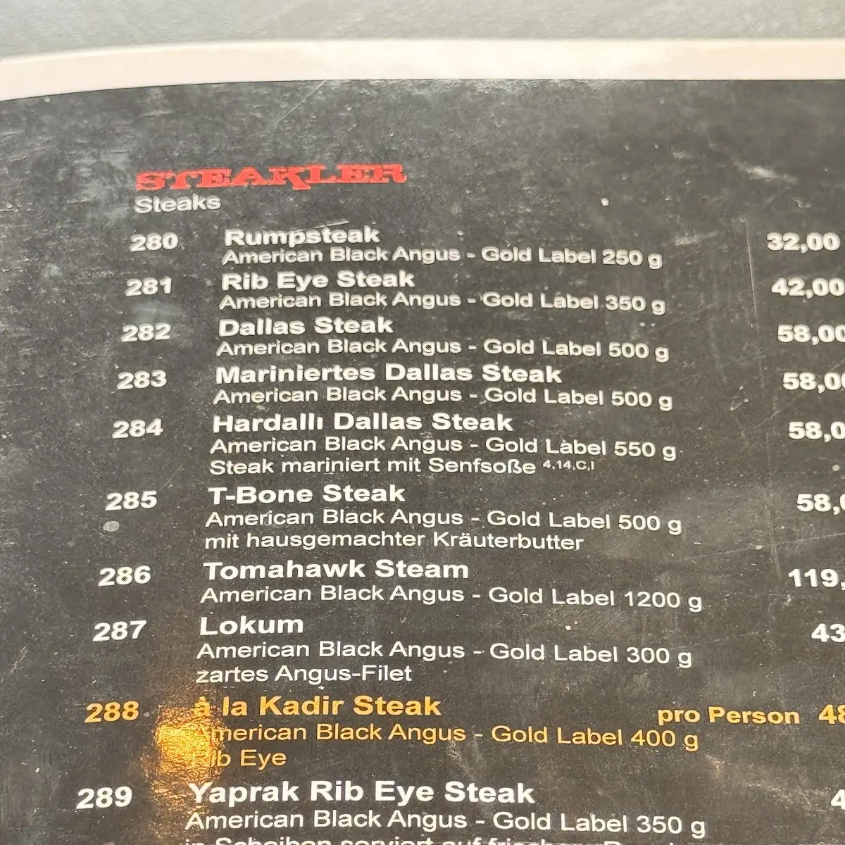 Speisekarte photo 3