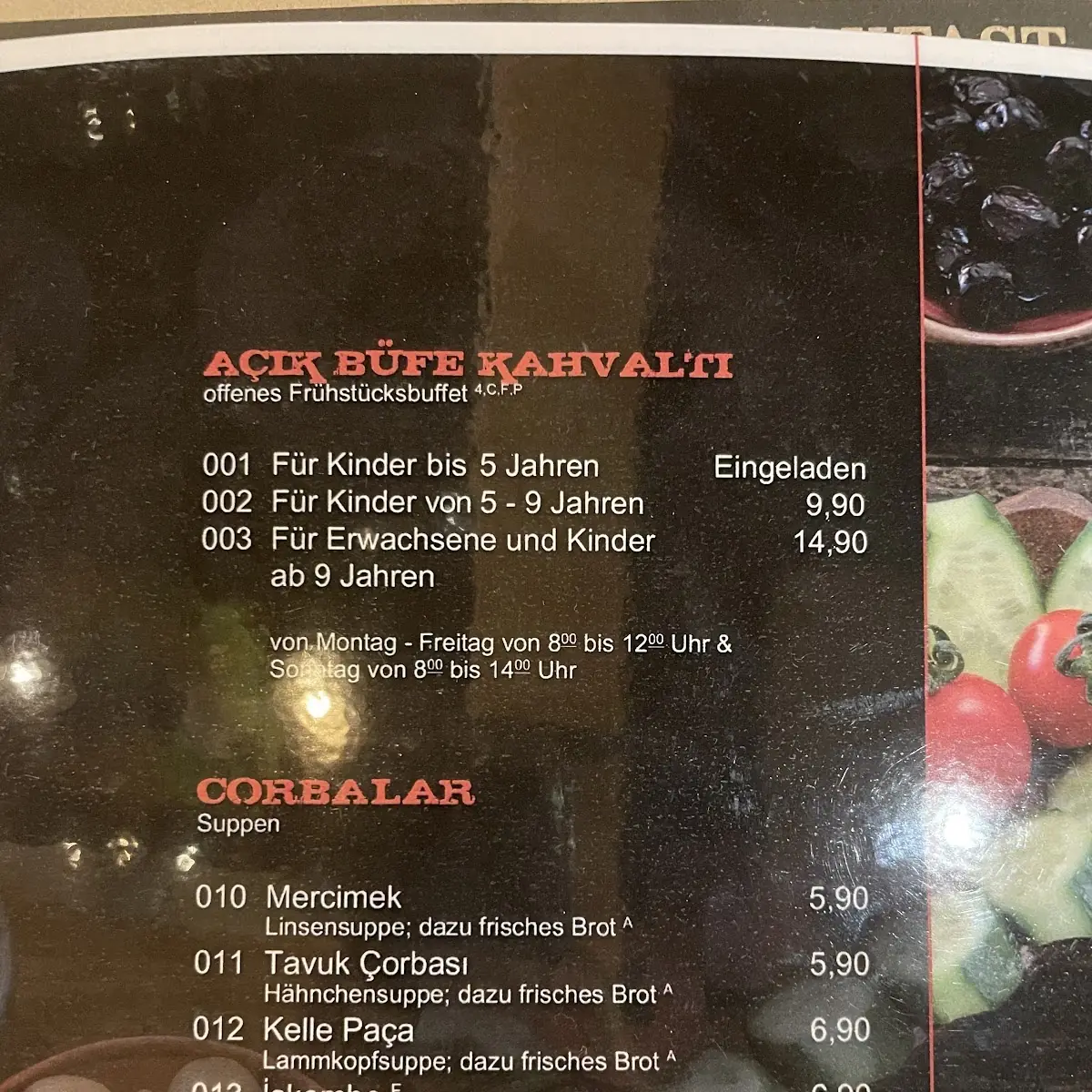 Speisekarte photo 8