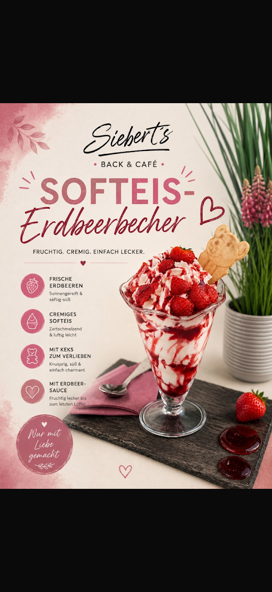 Speisekarte, Siebert's Blankenburg Restaurant & Kaffeehaus