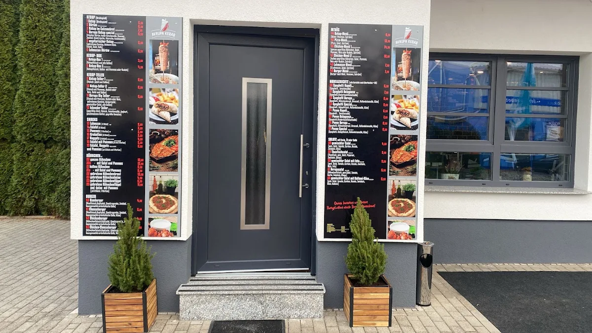 Speisekarte, AVRUPA KEBAB