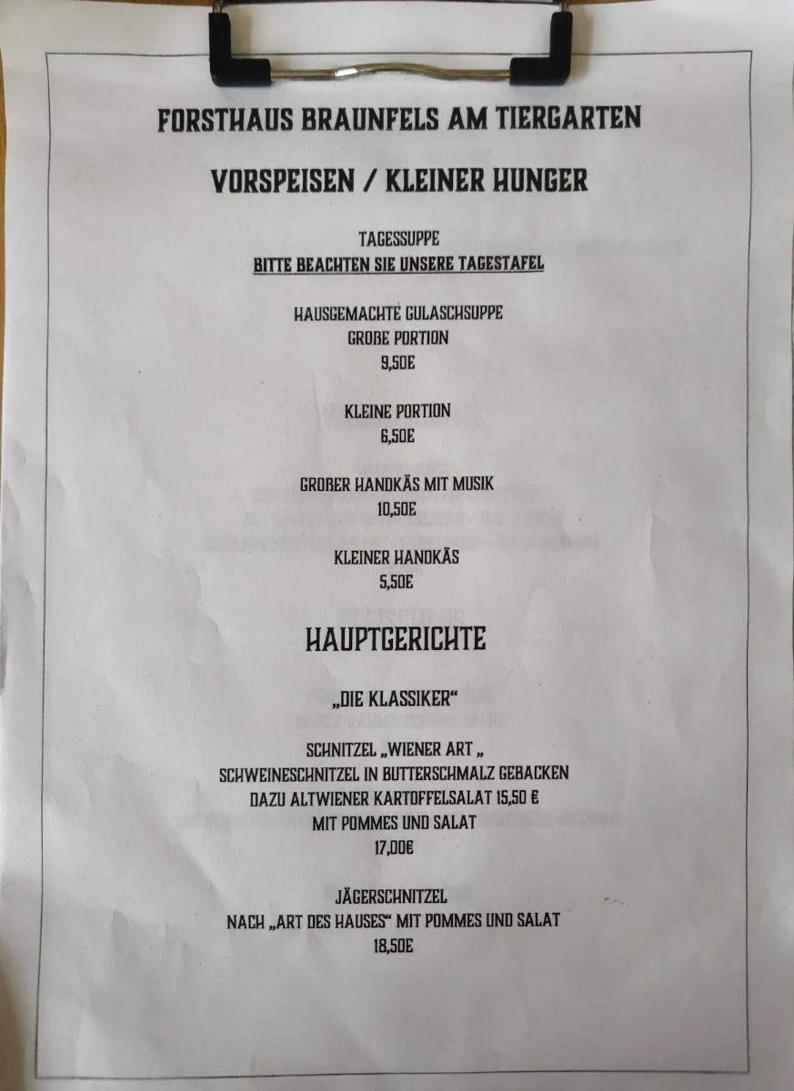 Speisekarte photo 3