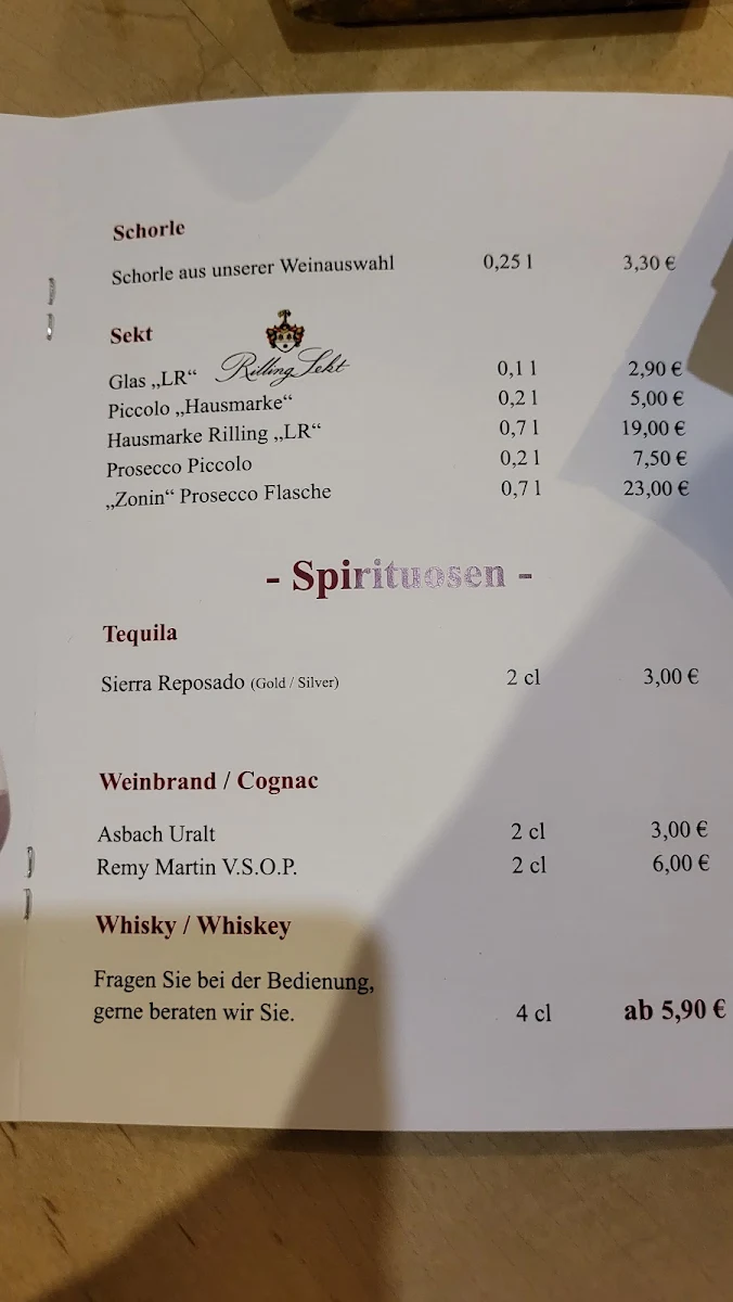 Speisekarte photo 1