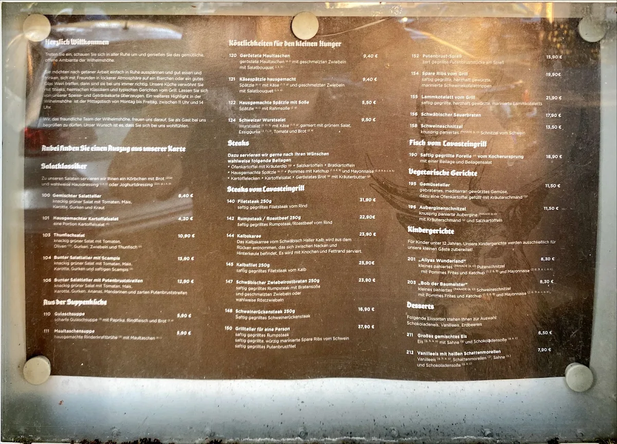 Speisekarte photo 1