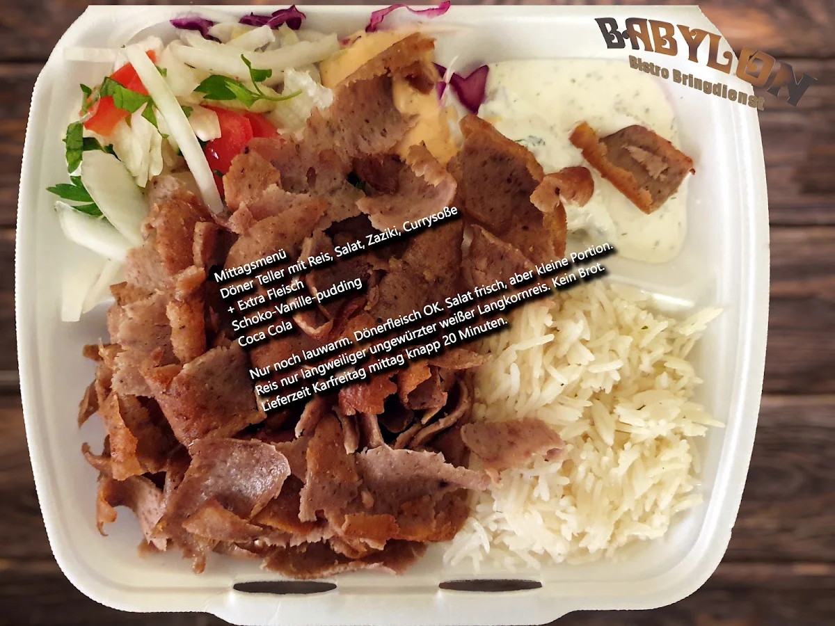 Speisekarte, Aram Kebab Haus - Restaurant Hannover