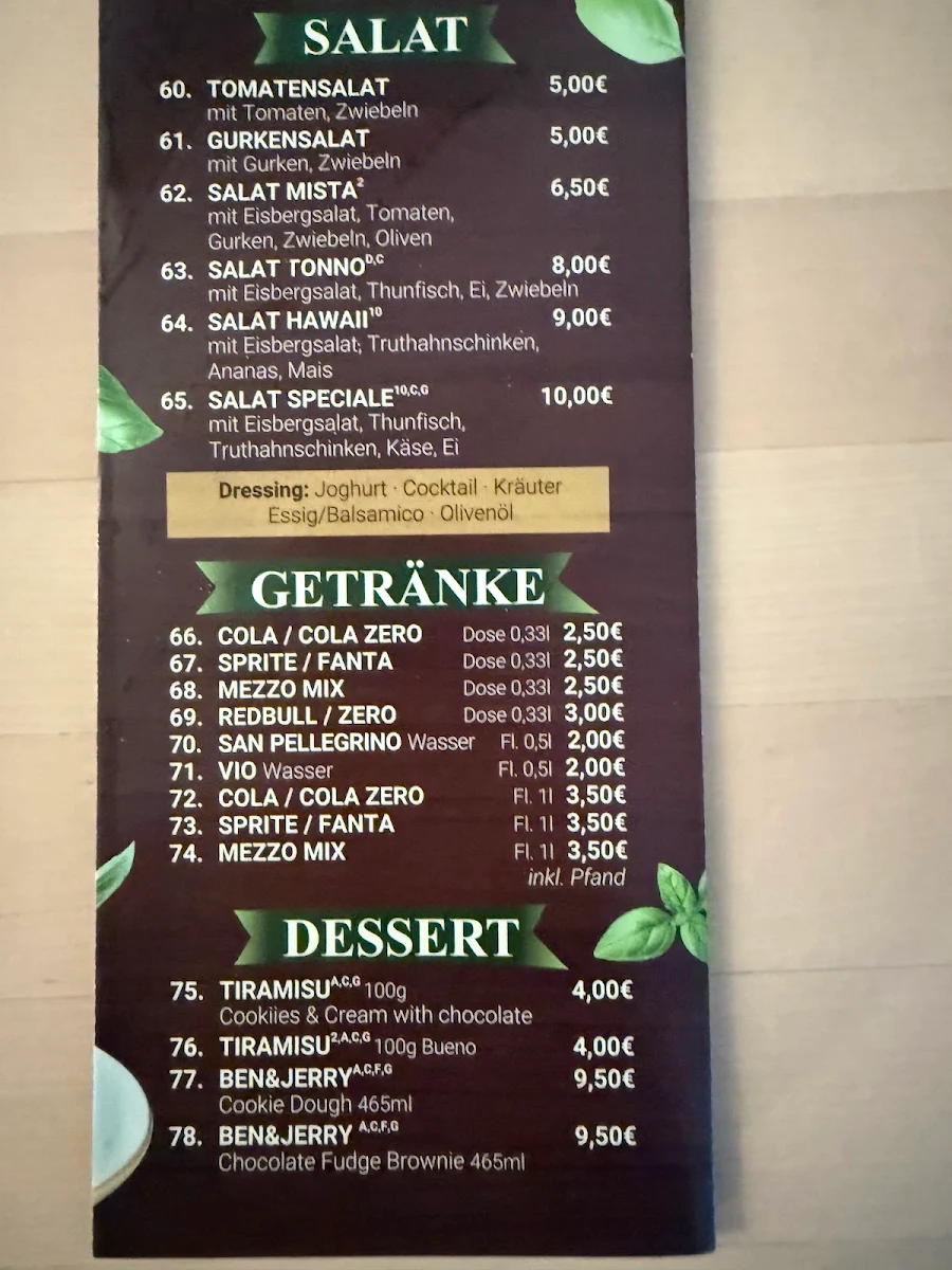 Speisekarte photo 3