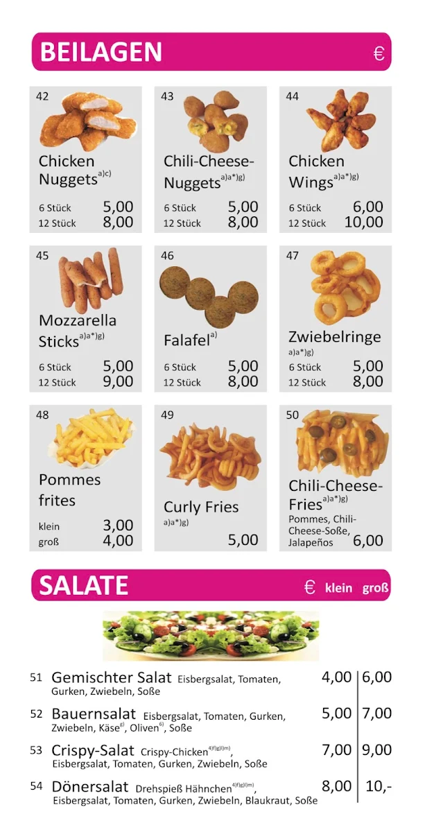 Speisekarte photo 5