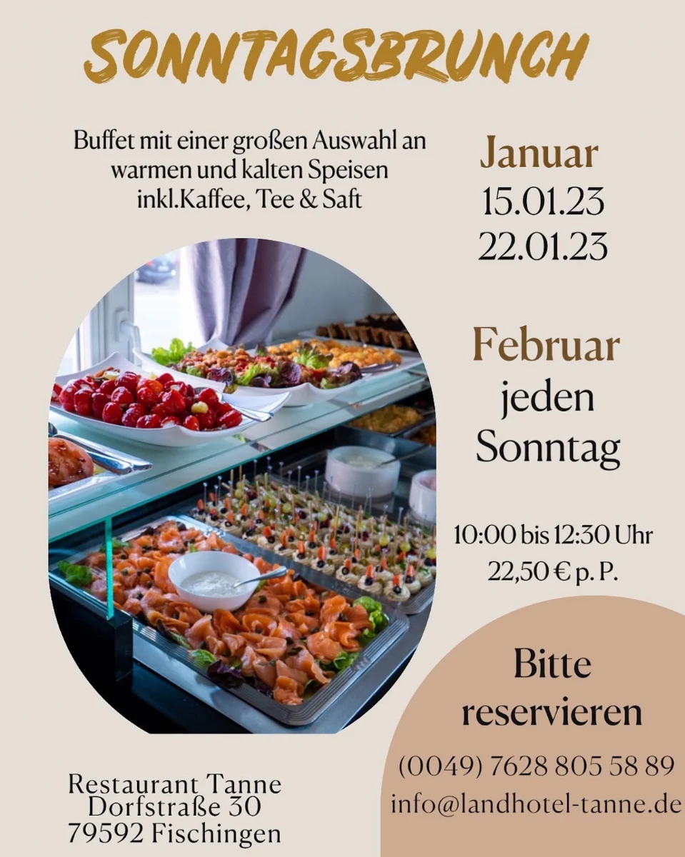 Speisekarte, Landhotel & Restaurant Tanne